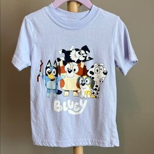 ⭐️⭐️ PICK 5 / $20 Bluey Toddler Girl Light Purple Graphic Tee for Kids 3T